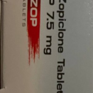 zopiclone 7.5mg - 20 tablets